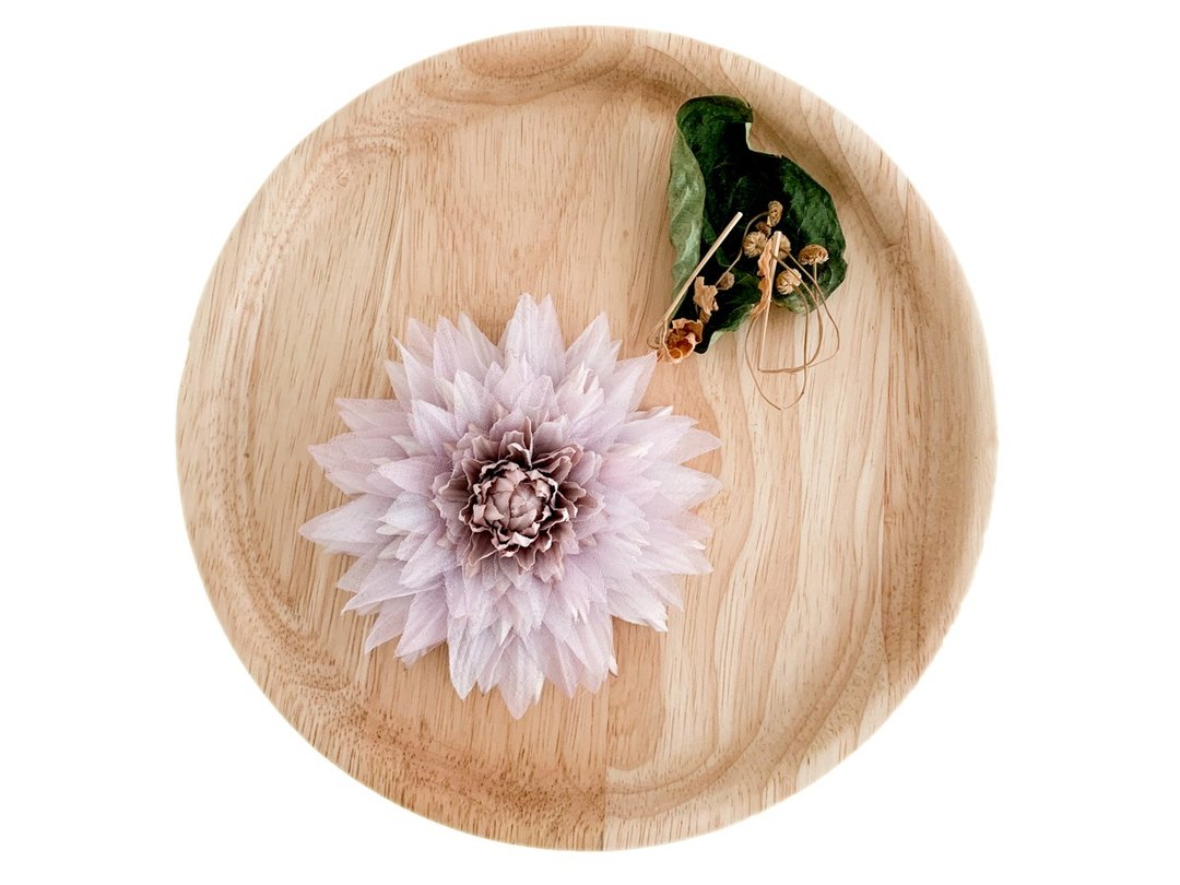 Corsage: Dahlia (antique pink) - 胸花/手腕花 - 棉 粉红色