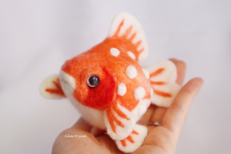 【订制商品】大尺寸白色小精灵 - 玩偶/公仔 - 羊毛 橘色