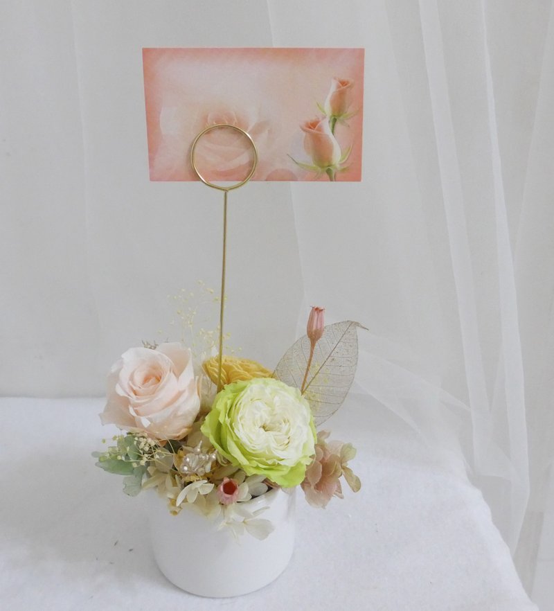 文青风开幕盆花桌花 求婚告白情人节生日男/女生中秋节定制化礼物 - 干燥花/捧花 - 植物．花 绿色