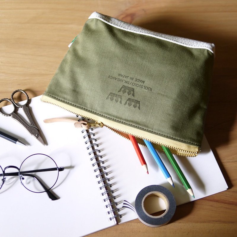 仕女必备 随身简约化妆包 Made in Japan by Suolo - 化妆包/杂物包 - 真皮 