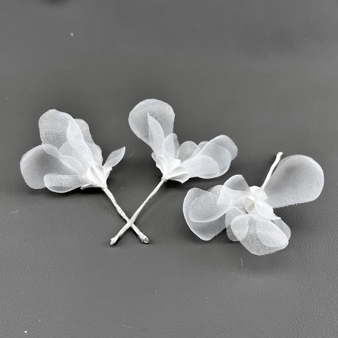 Precious 珍贵透明感飘逸大白花发饰组 - 发饰 - 其他材质 白色