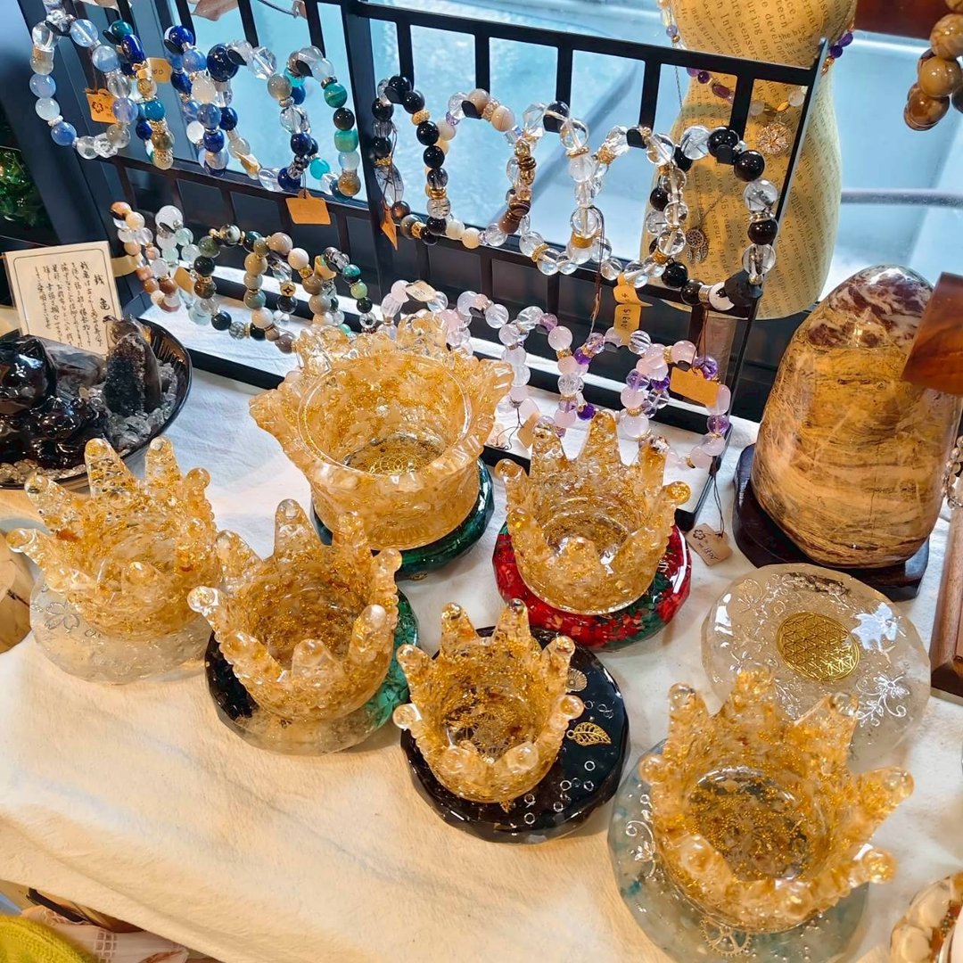 许我耀眼皇冠奥刚能量摆饰 - 摆饰 - 水晶 