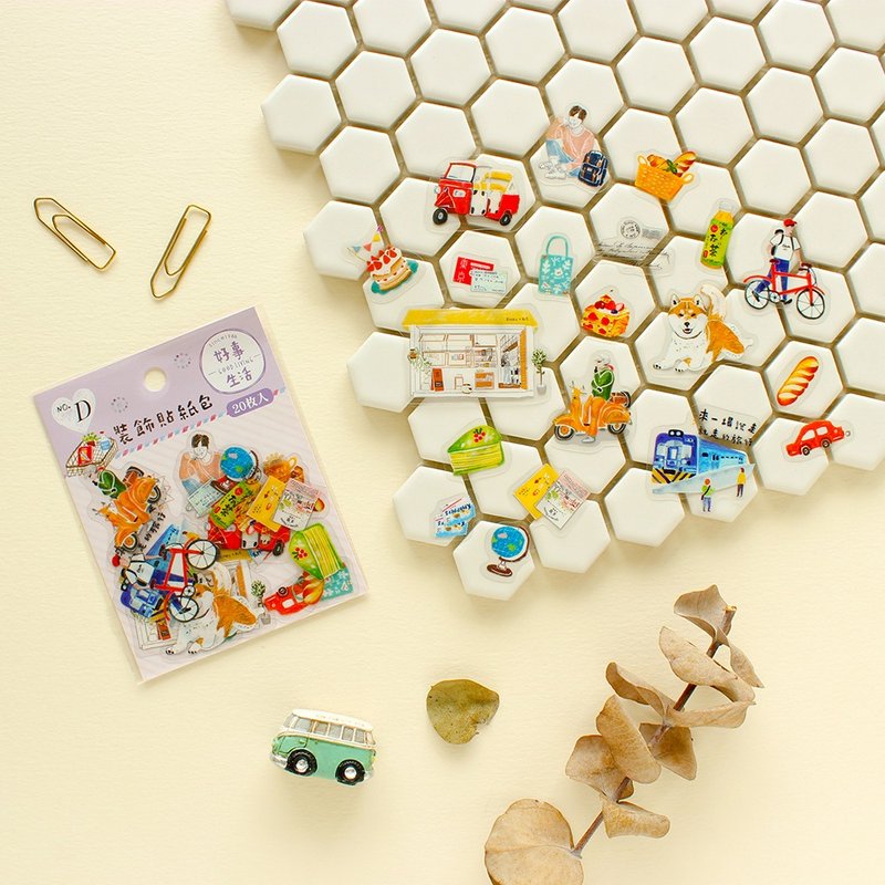 好事生活 / 贴纸包-D - 贴纸 - 塑料 透明