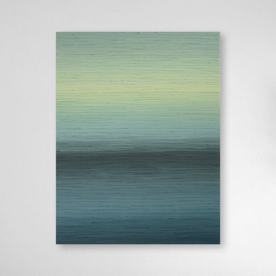 【包邮】绘画 抽象画 风景 黄色 蓝色 夜景 - 海报/装饰画/版画 - 压克力 黄色