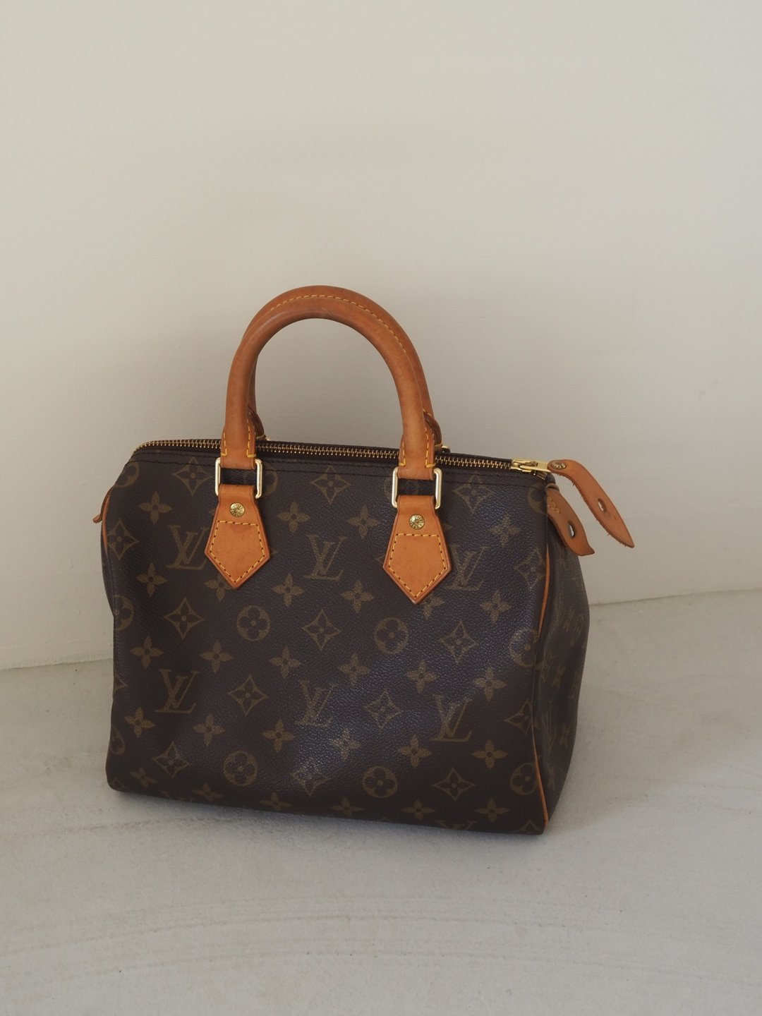 LOUIS VUITTON 路易威登 Speedy 25 Monogram 经典波士顿包 古董收藏级 - 手提包/手提袋 - 真皮 咖啡色