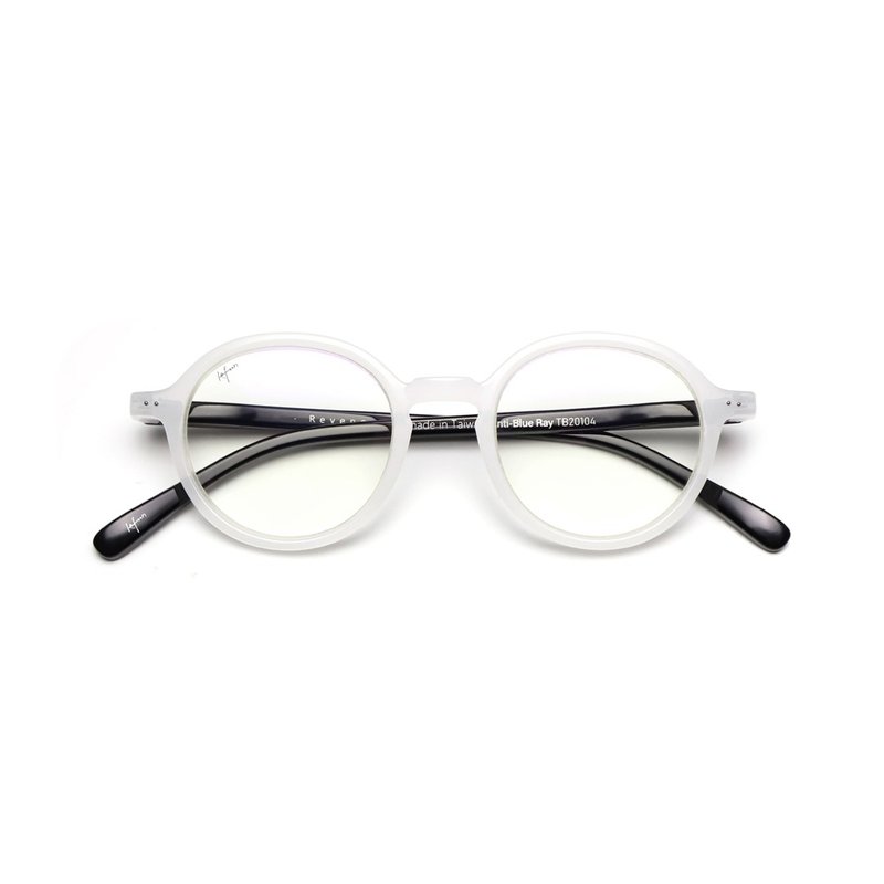 6y-12y蔡司镜片滤蓝光眼镜 Round computer glasses:white-b - 眼镜/眼镜框 - 塑料 白色