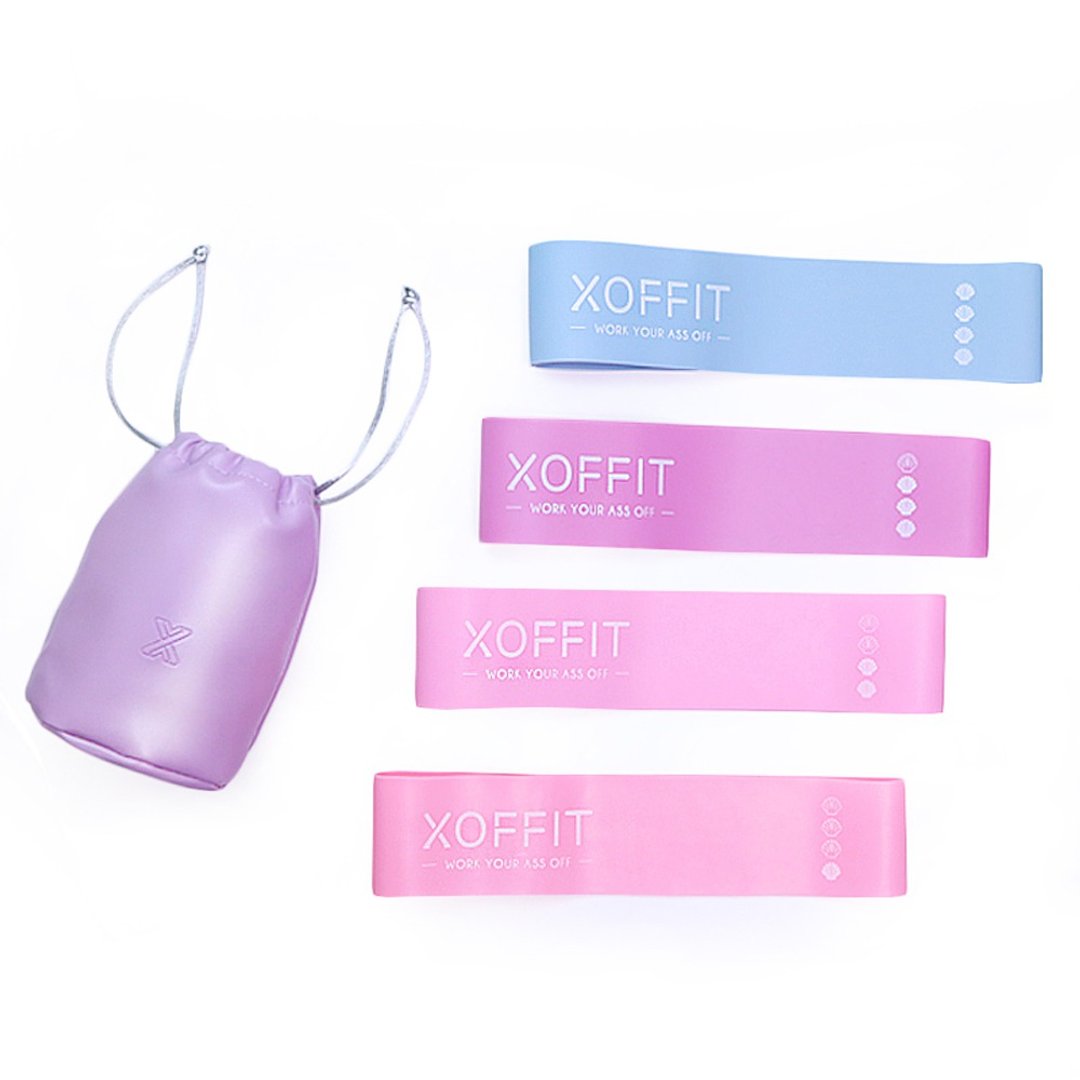 【XOFFIT】瑜伽健身阻力带弹力带   贝壳紫 - 运动/健身用品 - 乳胶 紫色