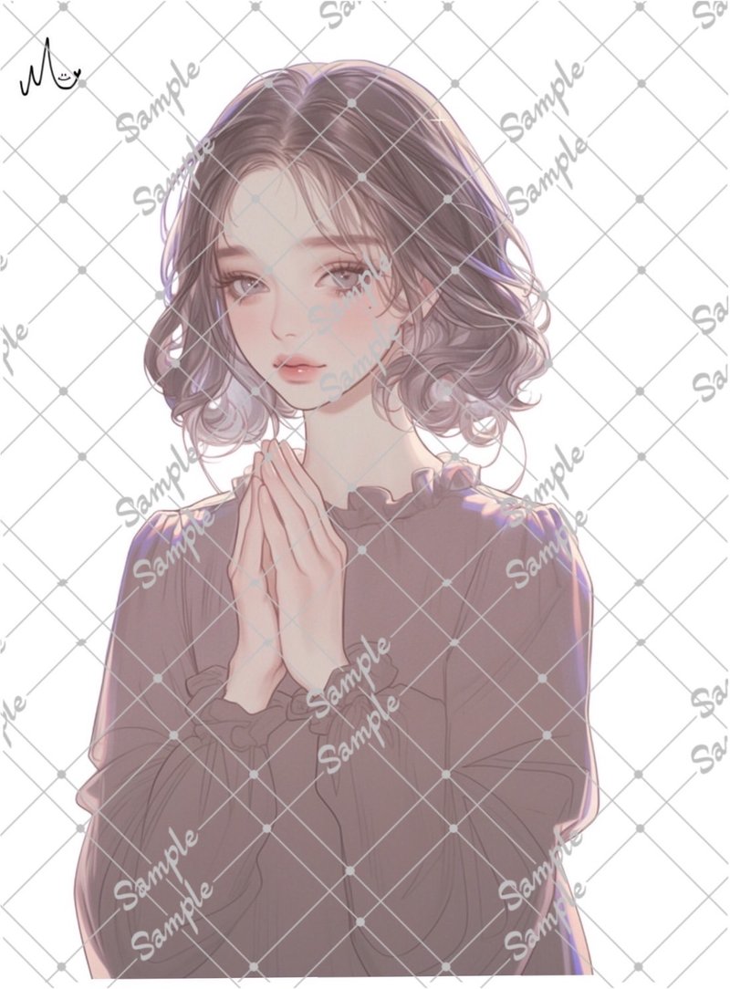 原创人物贴纸 9月新款 - 贴纸 - 纸 
