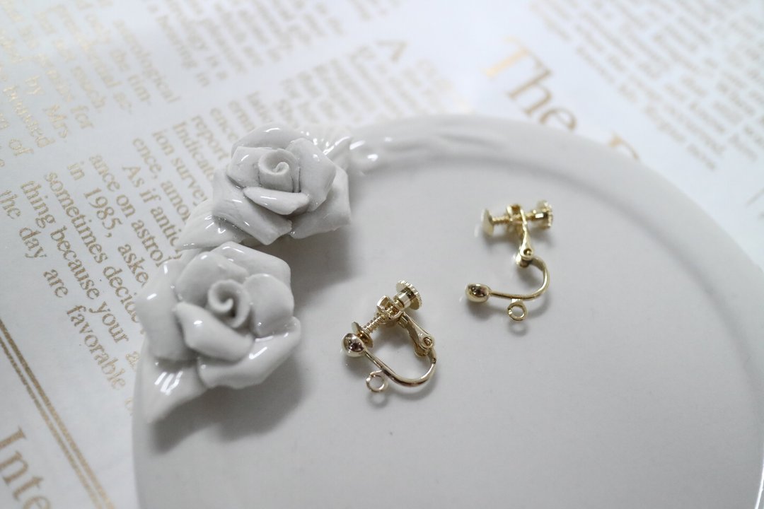 加购商品 - 夹式耳环补价区(金色旋转式) - 耳环/耳夹 - 其他金属 