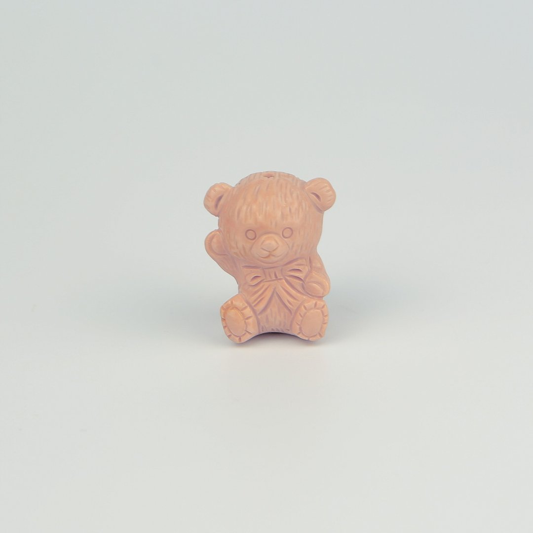 051912月夜熊/玉红色/带孔素材/月夜城/阿拉善/晶石/天然/水晶 - 金工/饰品 - 水晶 粉红色