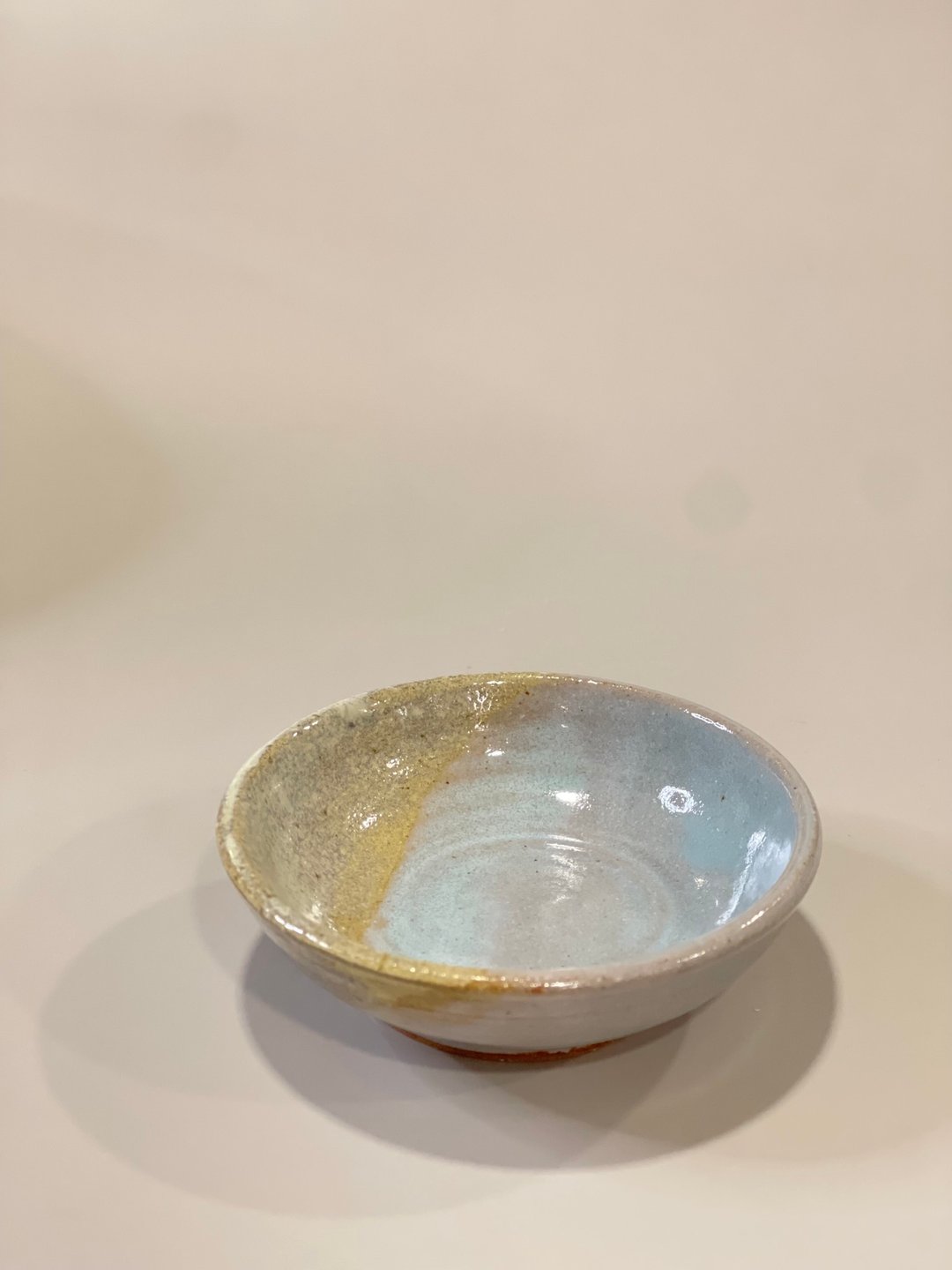 淡蓝的心  酱油碟 酱料碟 - 浅碟/小碟子 - 陶 蓝色