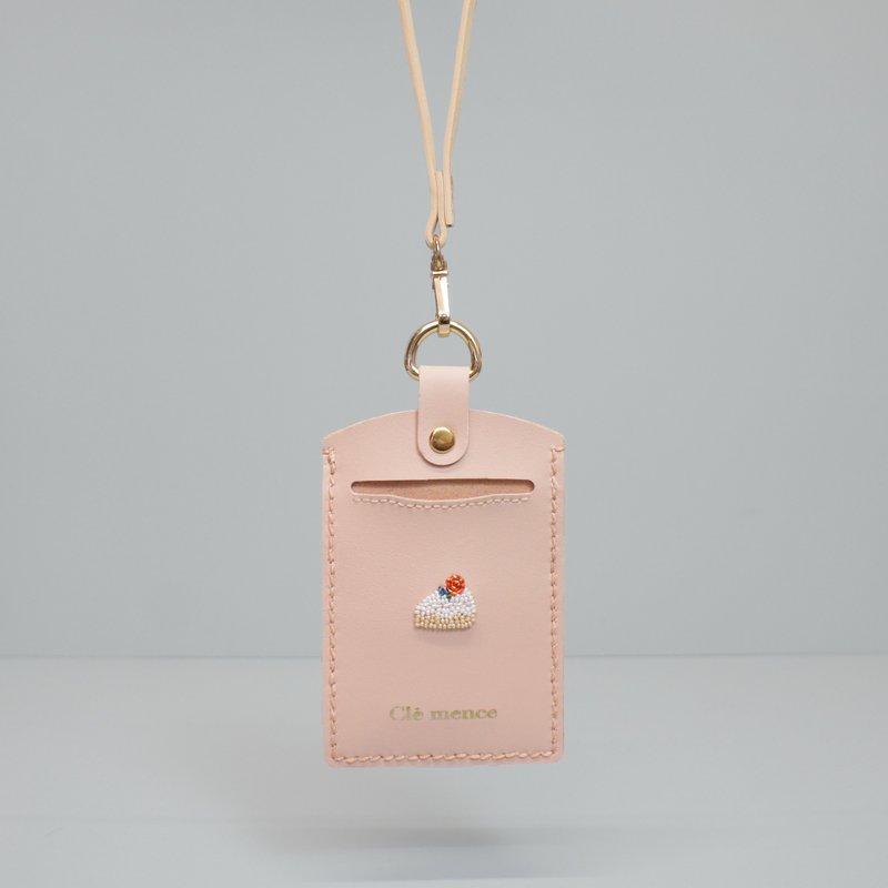 一块蛋糕识别证套 卡套 图案可定制 - 证件套/卡套 - 人造皮革 粉红色