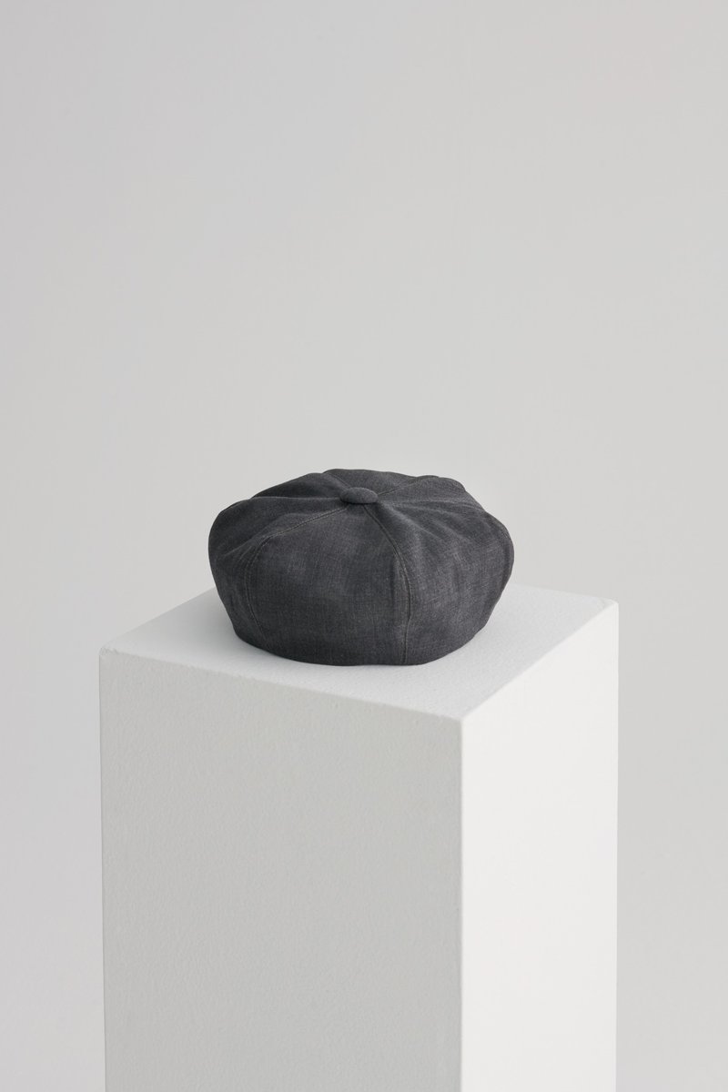 Shan Yong 灰色毛料贝蕾帽 - 帽子 - 羊毛 