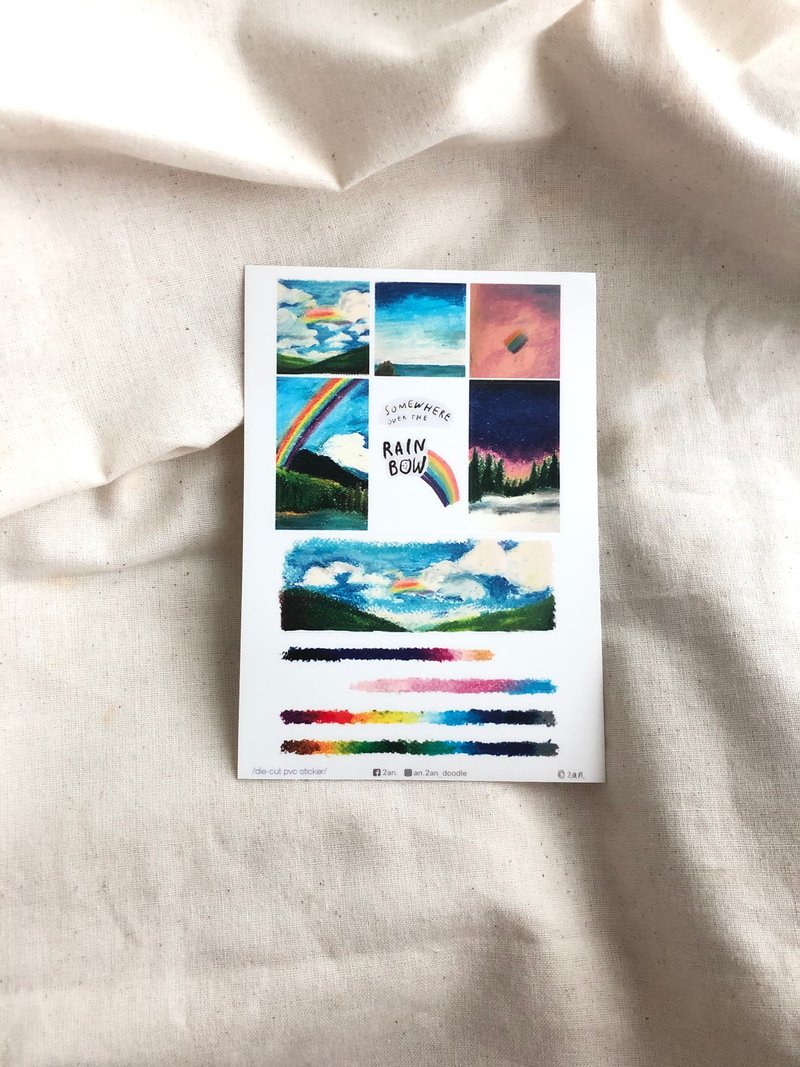 Sticker : Rainbow - 贴纸 - 纸 