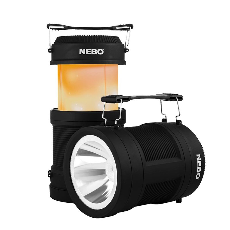 【NEBO】Big Poppy 4合1手电筒两用提灯(盒装) - 露营用品 - 铝合金 黑色