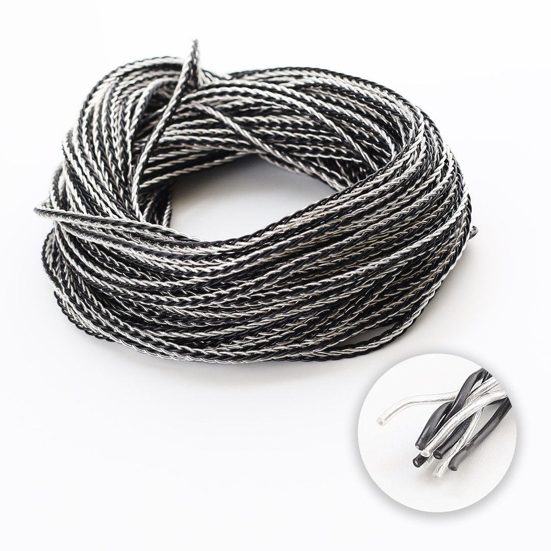 【川木】8股镀银 耳机升级线【M185】音频线 高级线材 DIY - 数码小物 - 其他材质 
