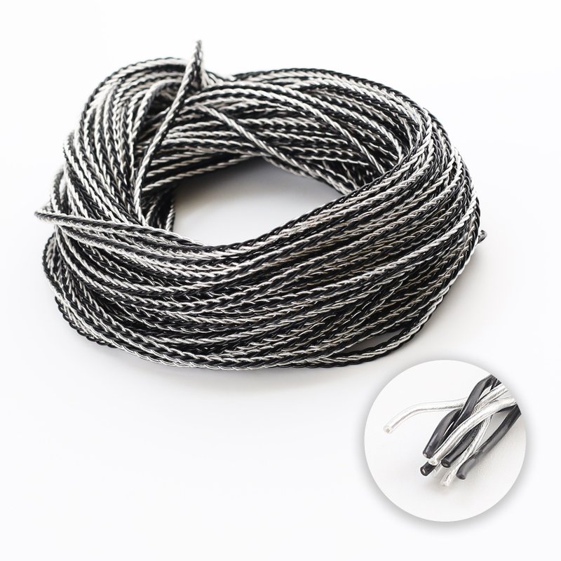 【川木】8股镀银 耳机升级线【M185】音频线 高级线材 DIY - 数码小物 - 其他材质 