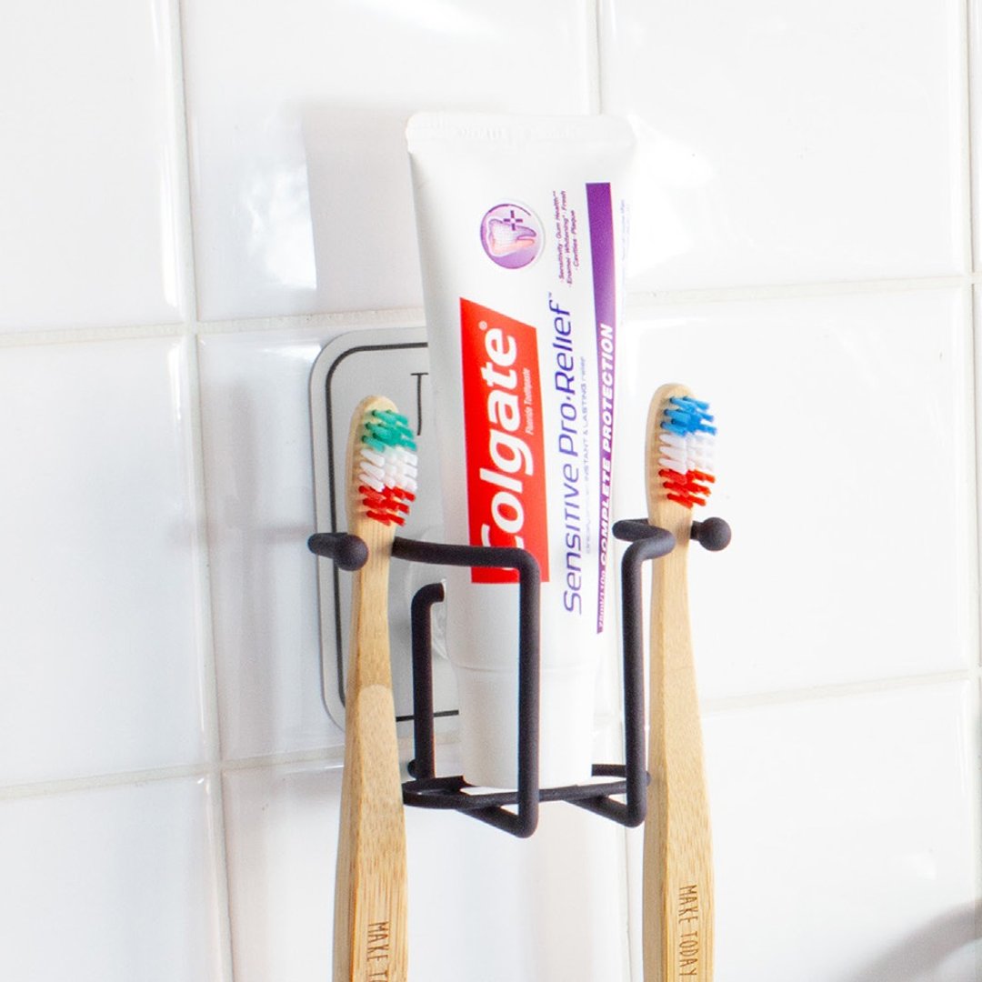 Facial Toothpaste Hanging Otel Magic Sticky Hook Tube Holder Tube Holder - 卫浴用品 - 塑料 白色