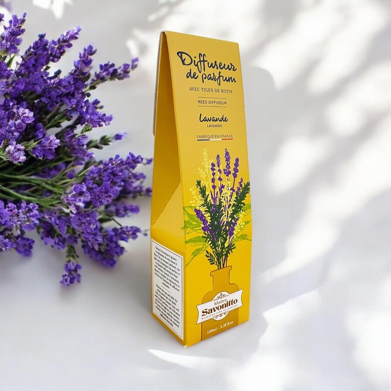 法国MS 普罗旺斯天然精油扩香瓶-薰衣草100ml - 香薰/精油/线香 - 精油 紫色