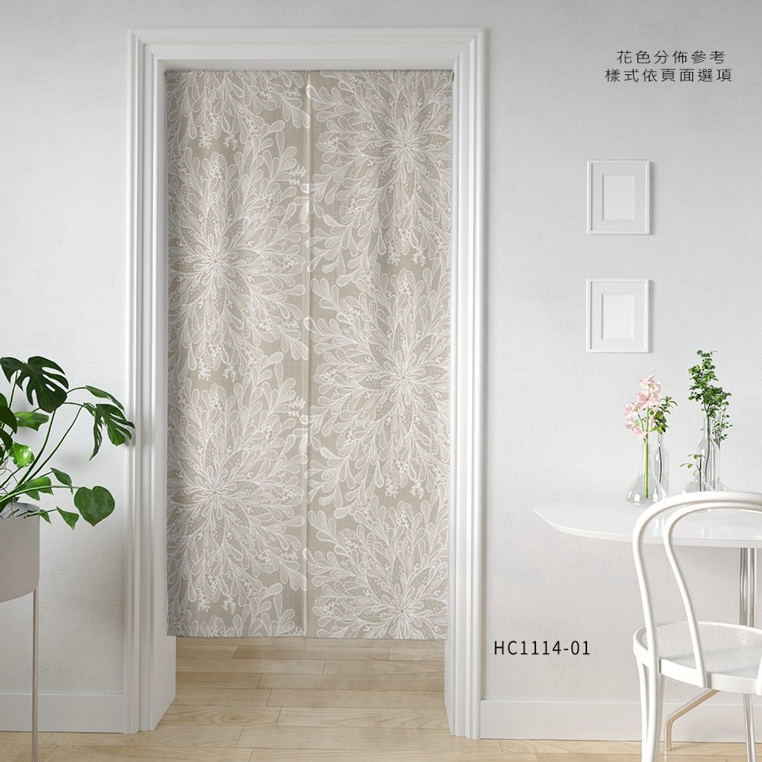 原创印花门帘 Linen Lace 亚麻蕾丝 HC1114 - 门帘/门牌 - 聚酯纤维 