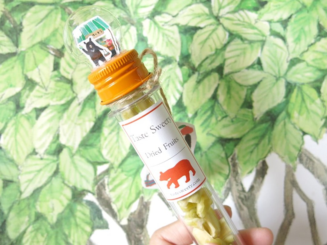 幸福果铺-水果熊老板-玻璃球缤纷小果干(单支) - 水果干 - 新鲜食材 橘色