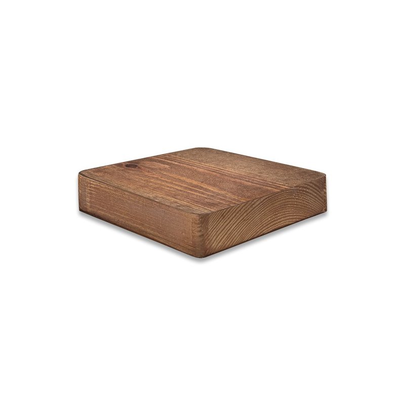 原木厚切杯垫 实木 四色 CU047 - 杯垫 - 木头 咖啡色
