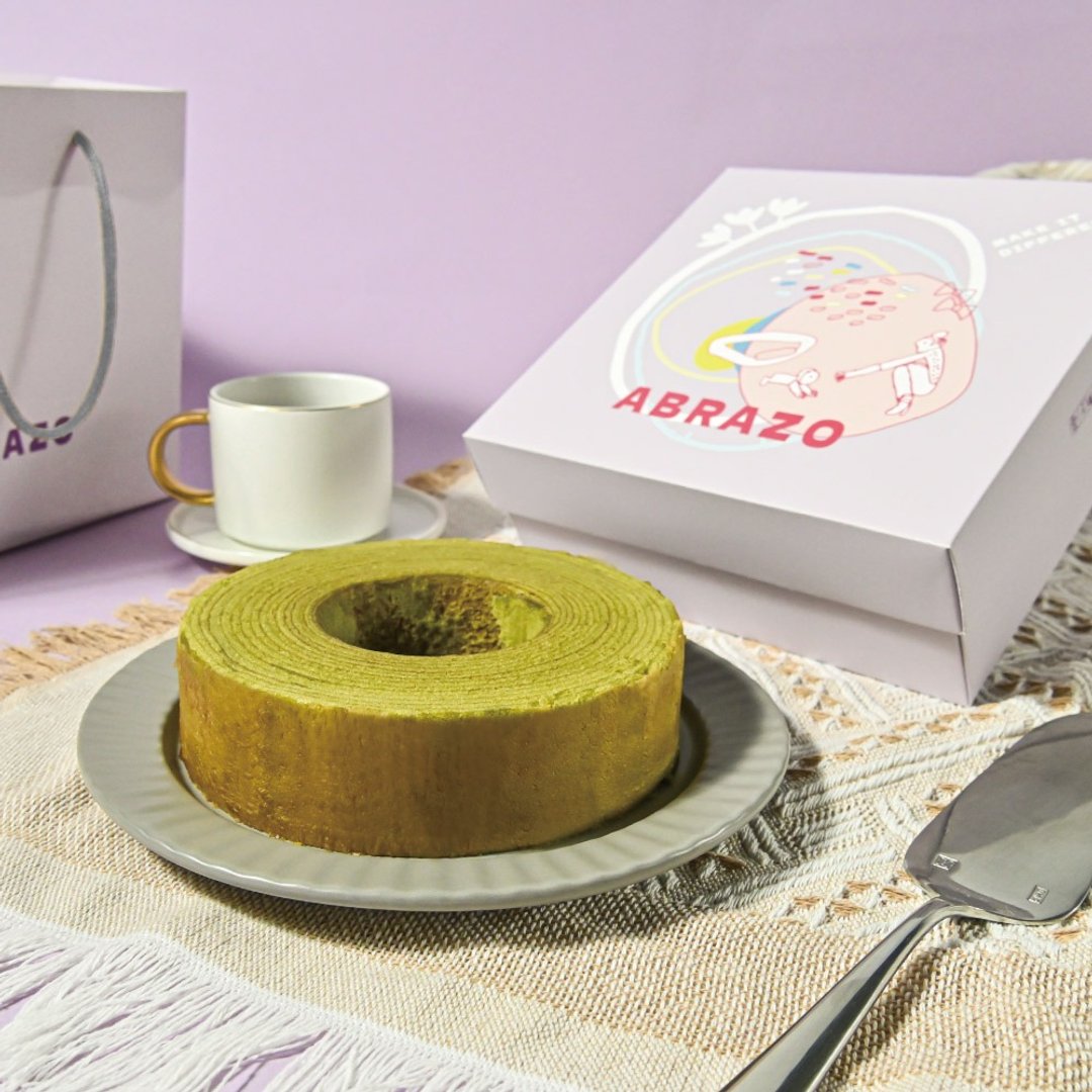 【爱不啰嗦】日式抹茶年轮蛋糕礼盒 - 蛋糕/甜点 - 新鲜食材 