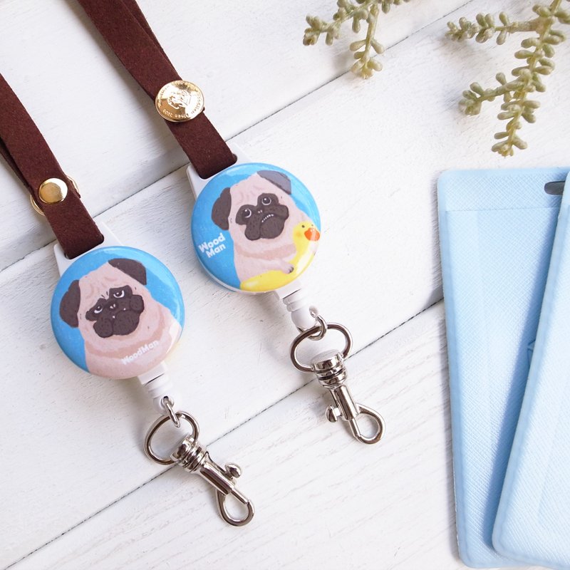 肥滋滋巴戈,伸缩票卡夹 - 证件套/卡套 - 塑料 蓝色