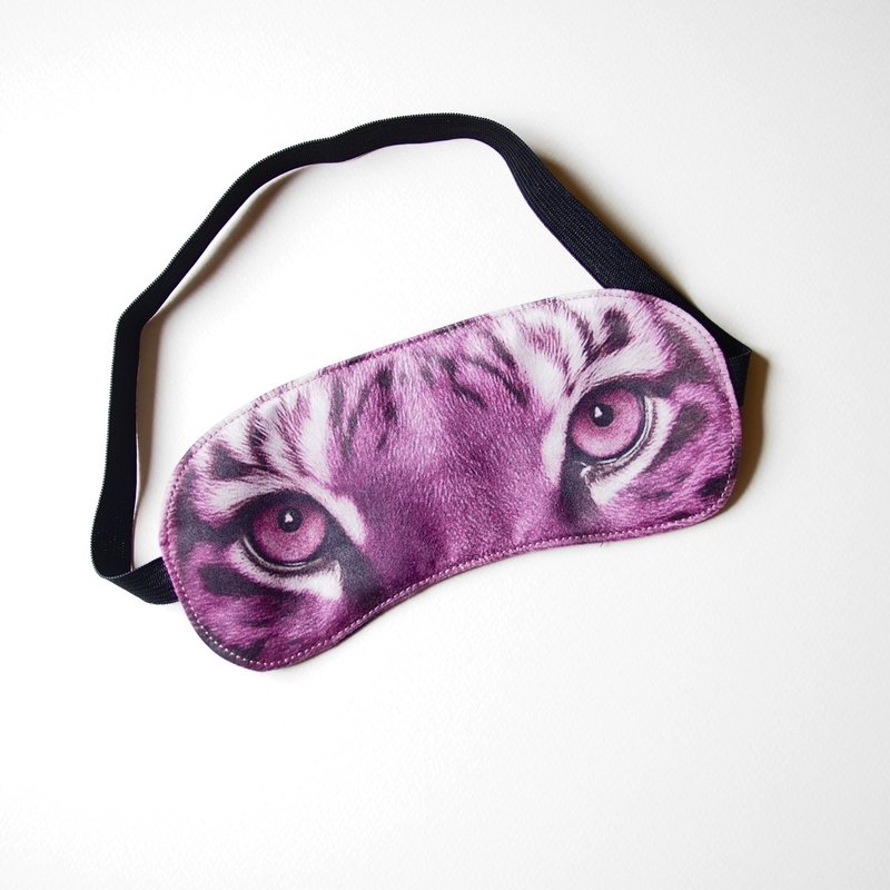 宠物写真定制眼罩 │老虎款  定制化商品 宠物纪念 - 订制抱枕/饰品 - 其他材质 紫色