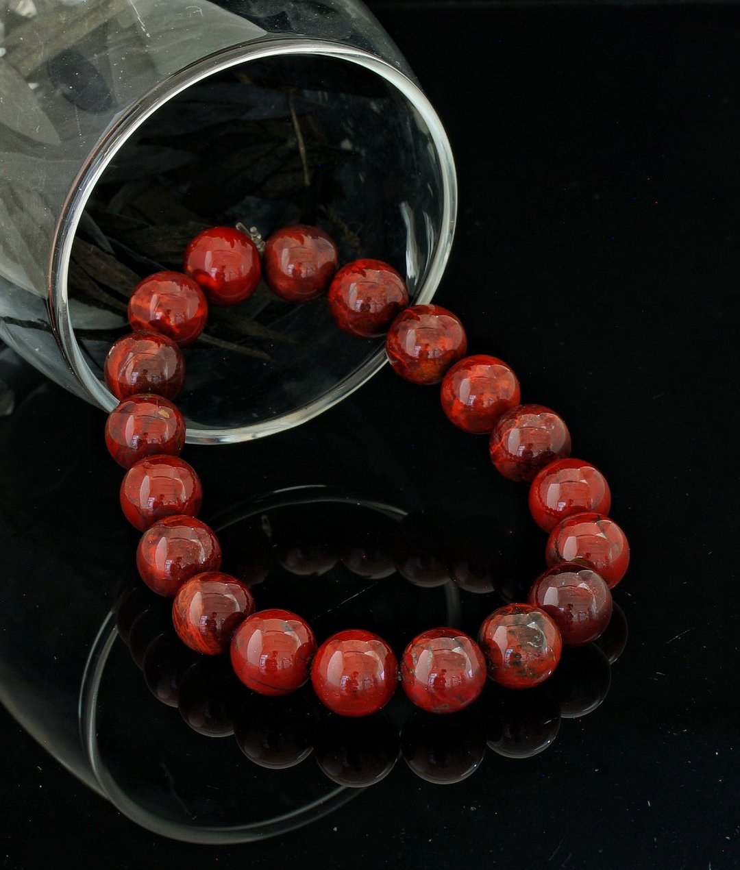 红彼得石 11mm 手链 ( Red Pietersite 11mm Bracelet ) - 手链/手环 - 宝石 