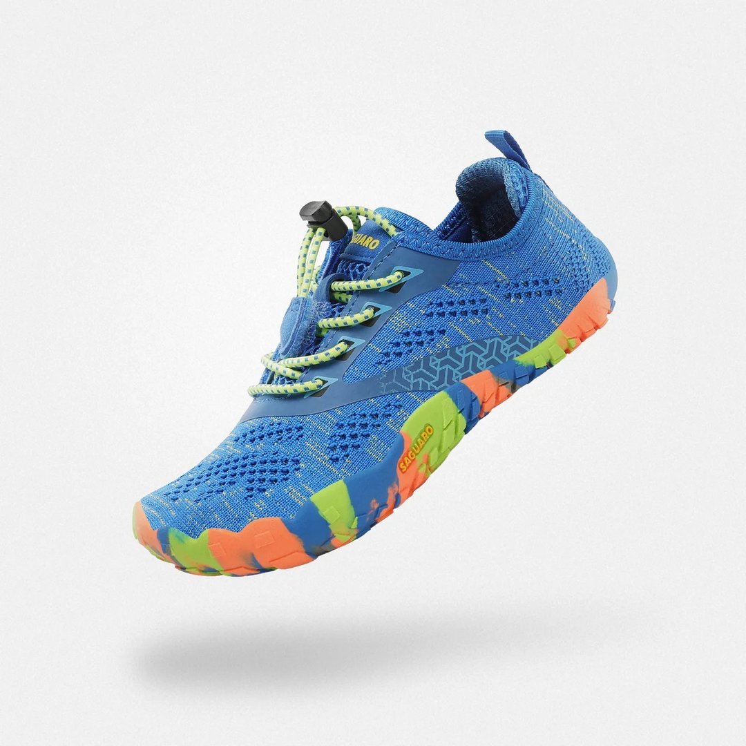 【Saguaro】Kid's Smart I - Barefoot Shoes 赤足童鞋-蓝 - 童装鞋 - 聚酯纤维 蓝色