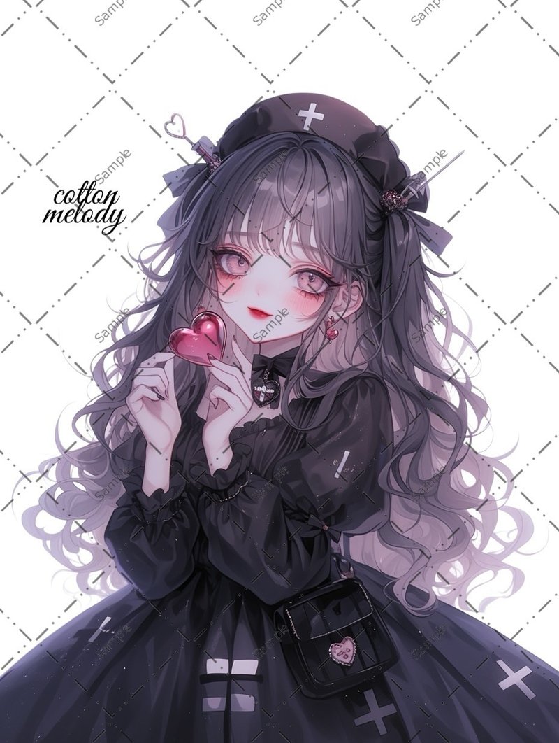 original sticker no.1570 人物贴纸 原创贴纸 人物贴纸 女孩贴纸 原创人物贴纸 - 贴纸 - 纸 