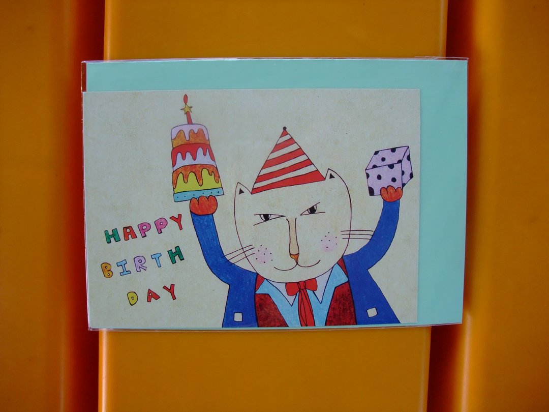 【卡片】生日系列の微加幸福 - 卡片/明信片 - 纸 多色