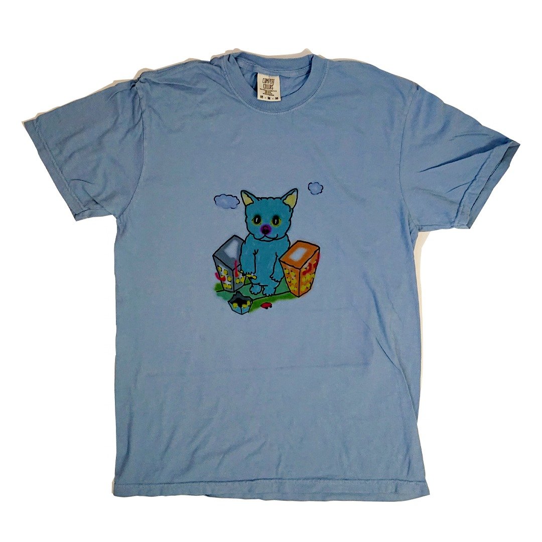 喵吉拉玩车车 T - shirt - 女装 T 恤 - 棉 多色