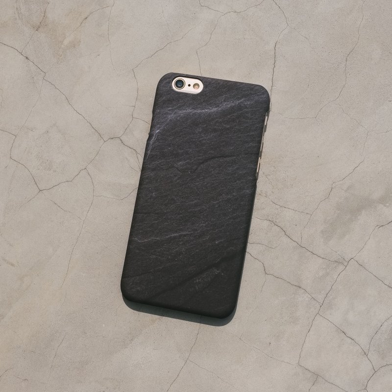 岩石纹理 磨砂硬壳 iPhone 手机壳 - 火山岩石 - 手机壳/手机套 - 其他材质 银色