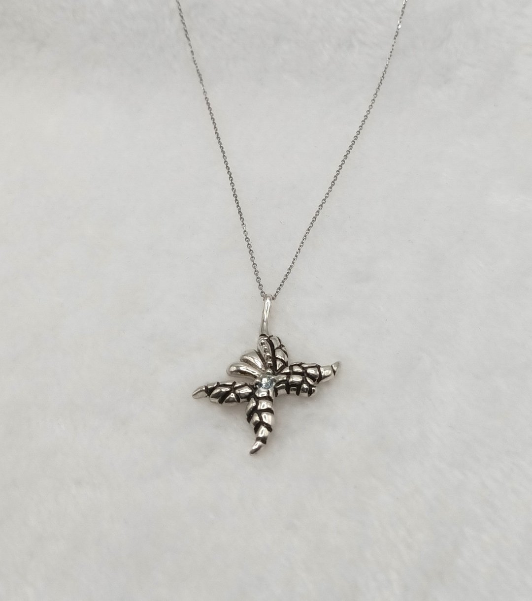 双鱼尾巴项链 / 925纯银项链 - 项链 - 纯银 