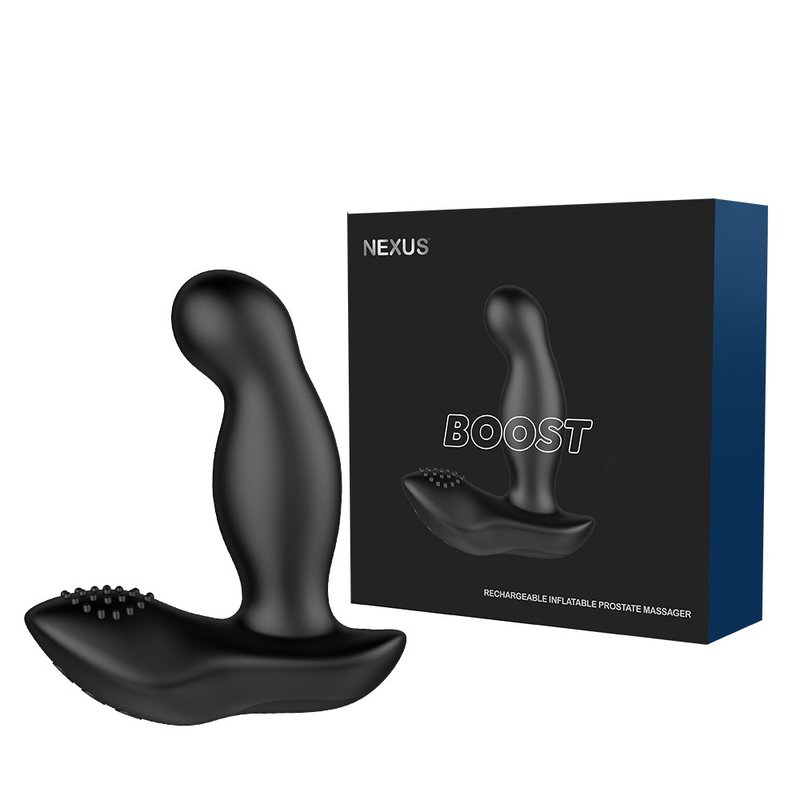 英国 Nexus BOOST 充气式双重刺激后庭棒 情趣用品 跳蛋 按摩棒 - 情趣用品 - 其他材质 黑色