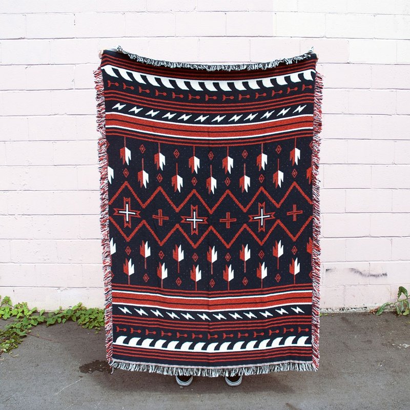 Forest & Waves 针织毯Ｘ露营垫＿森林深处 - 露营用品 - 棉．麻 