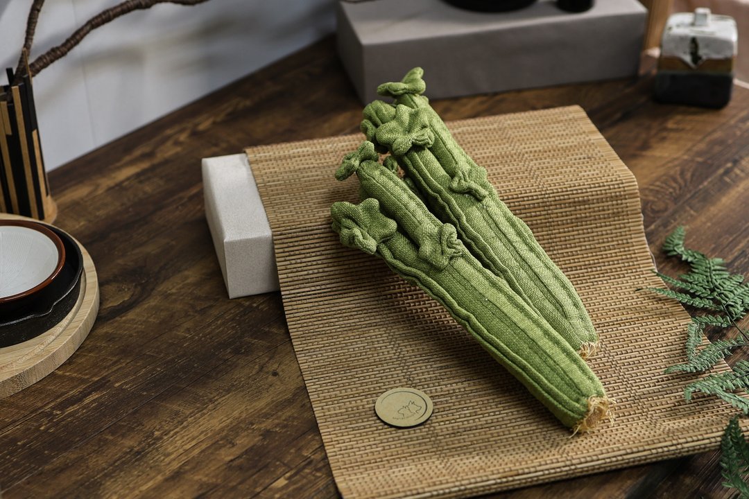 芹菜 celery  纯手作 家饰品 猫咪儿童玩具 蔬果 - 玩具 - 其他材质 多色