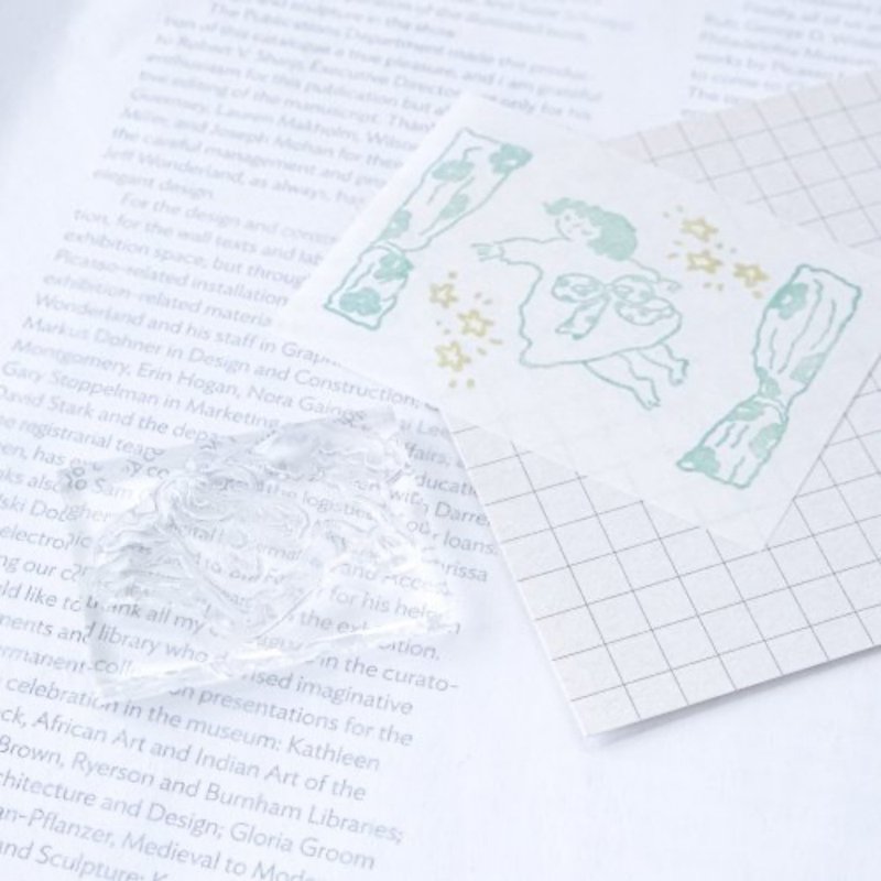 静夜 透明印章组 vol. 01 - 印章/印台 - 硅胶 