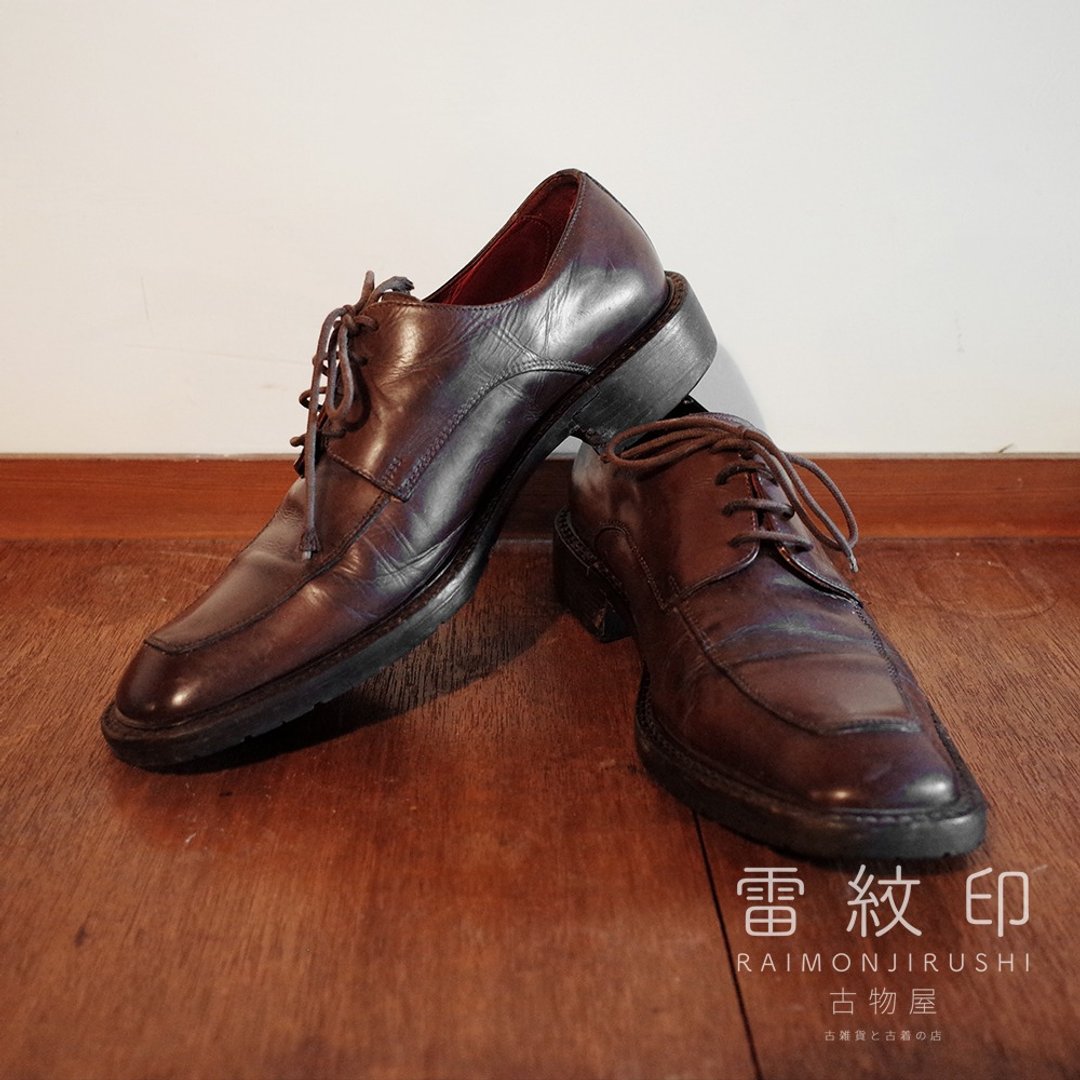 VERO CUOIO 皮鞋 二手皮鞋 休闲鞋 方头鞋 咖啡色 意大利制 男鞋 - 男款皮鞋 - 真皮 咖啡色