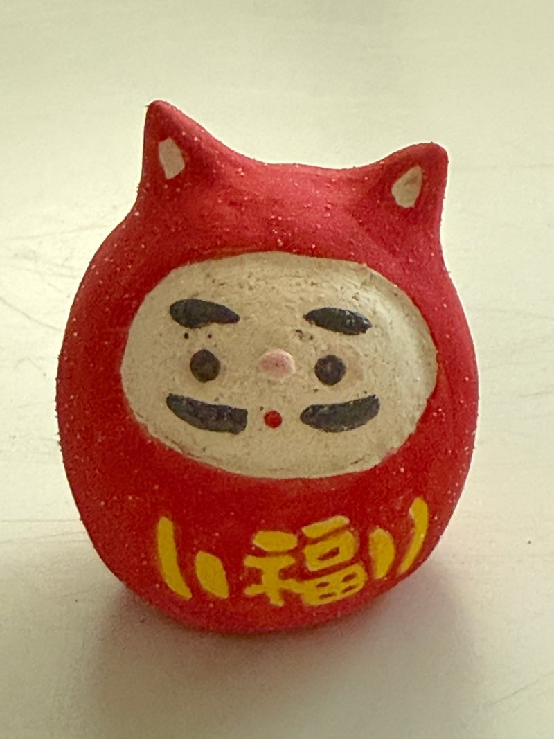 小福神 猫 - 玩偶/公仔 - 陶 