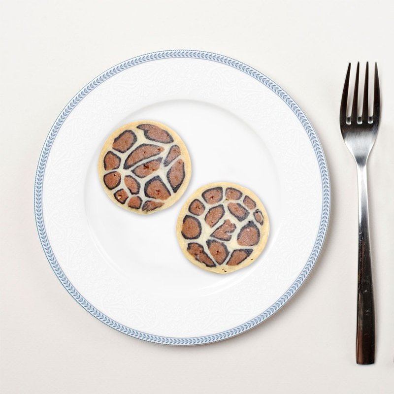 疗愈系动物园造型饼干-豹纹造型(一份六片) - 手工饼干 - 新鲜食材 咖啡色