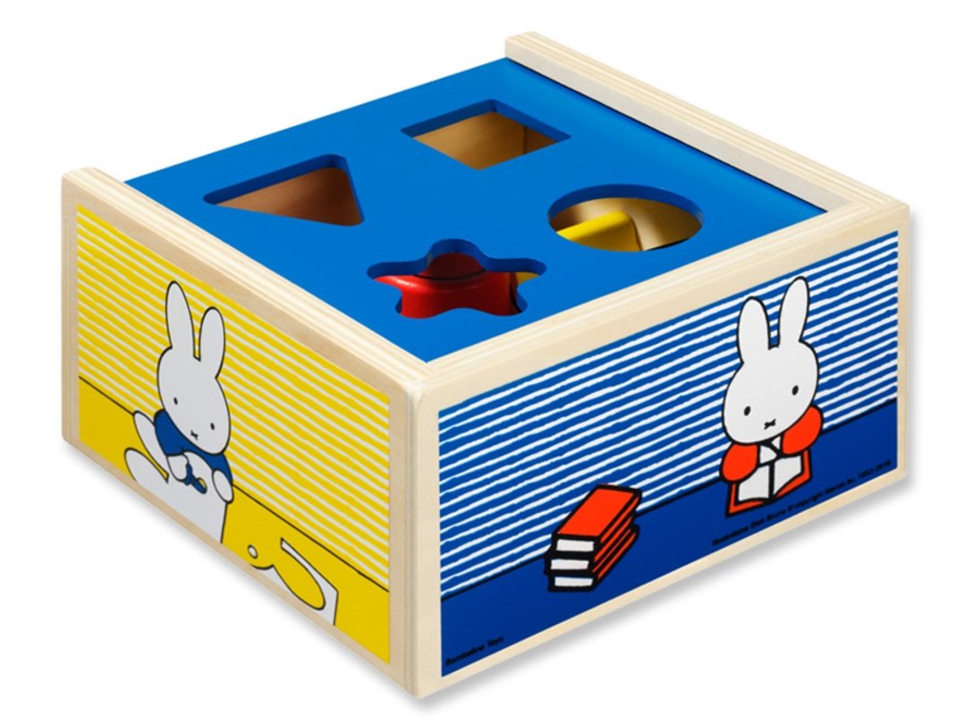 Miffy 米飞儿形状小木盒 - 玩具/玩偶 - 木头 多色
