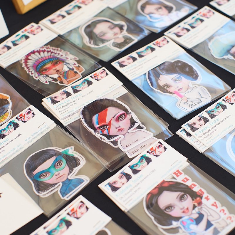 Kiddodog Sticker - Fancy set 5 pieces. - 贴纸 - 纸 