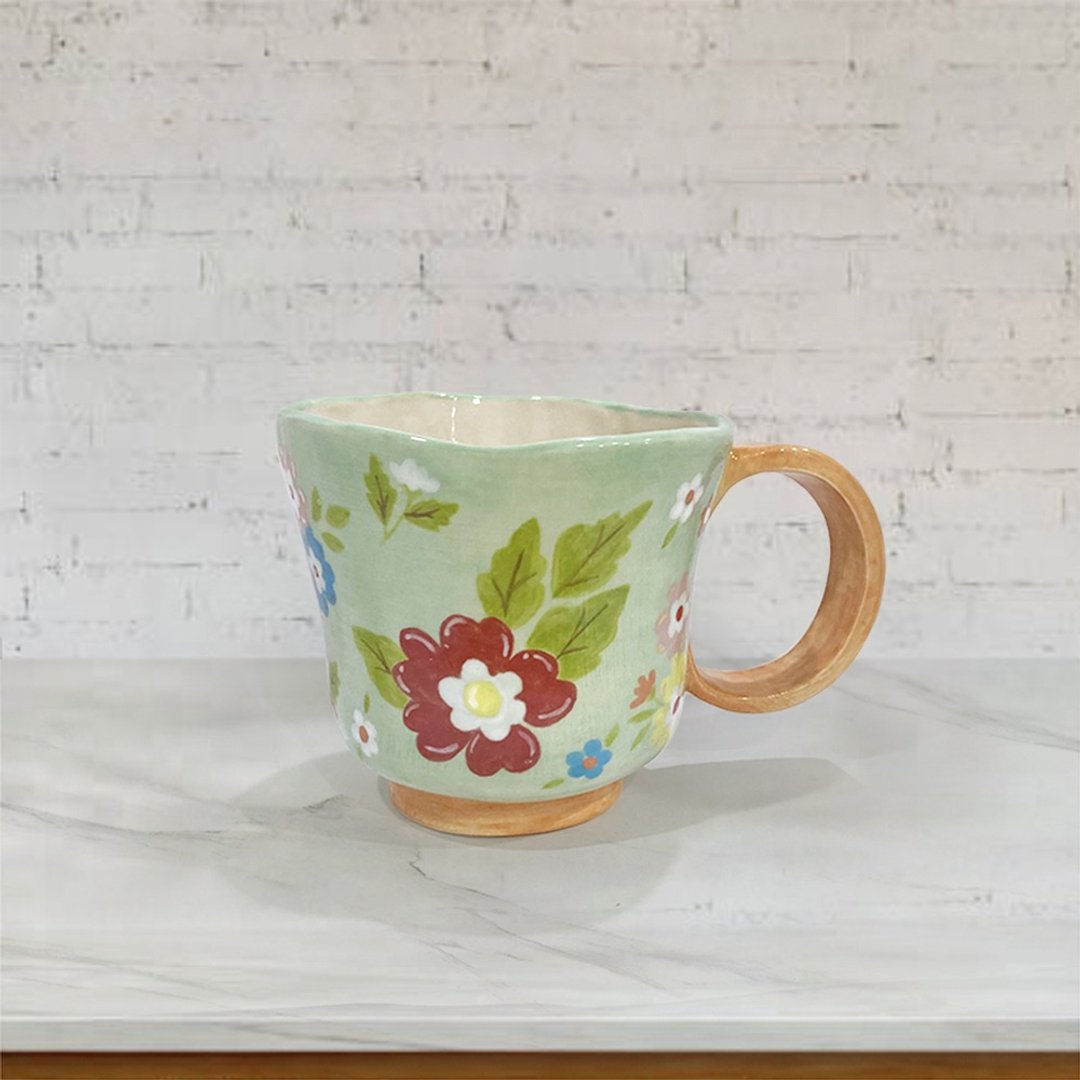 HAND-MADE Julie Cup - 咖啡杯/马克杯 - 陶 