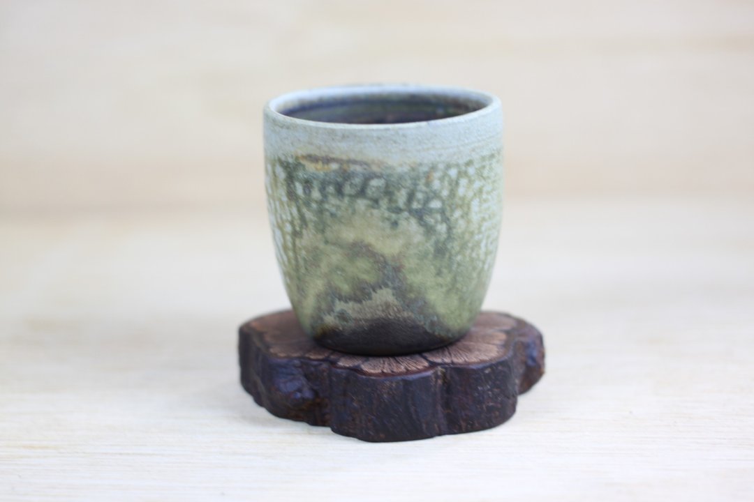 【圣诞礼盒】柴烧落灰 闻香品茗杯 名家叶敏祥手工作品 - 茶具/茶杯 - 陶 