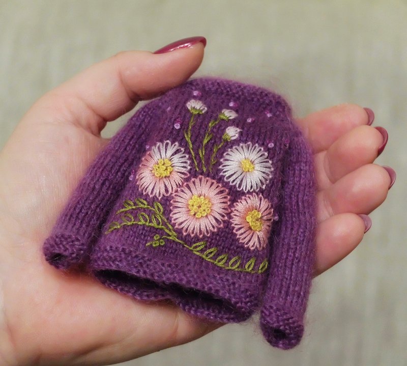 Blythe 束腰外衣, Blythe 套装, 娃娃针织束腰外衣, Pullip 套装, - 桌游/玩具 - 羊毛 