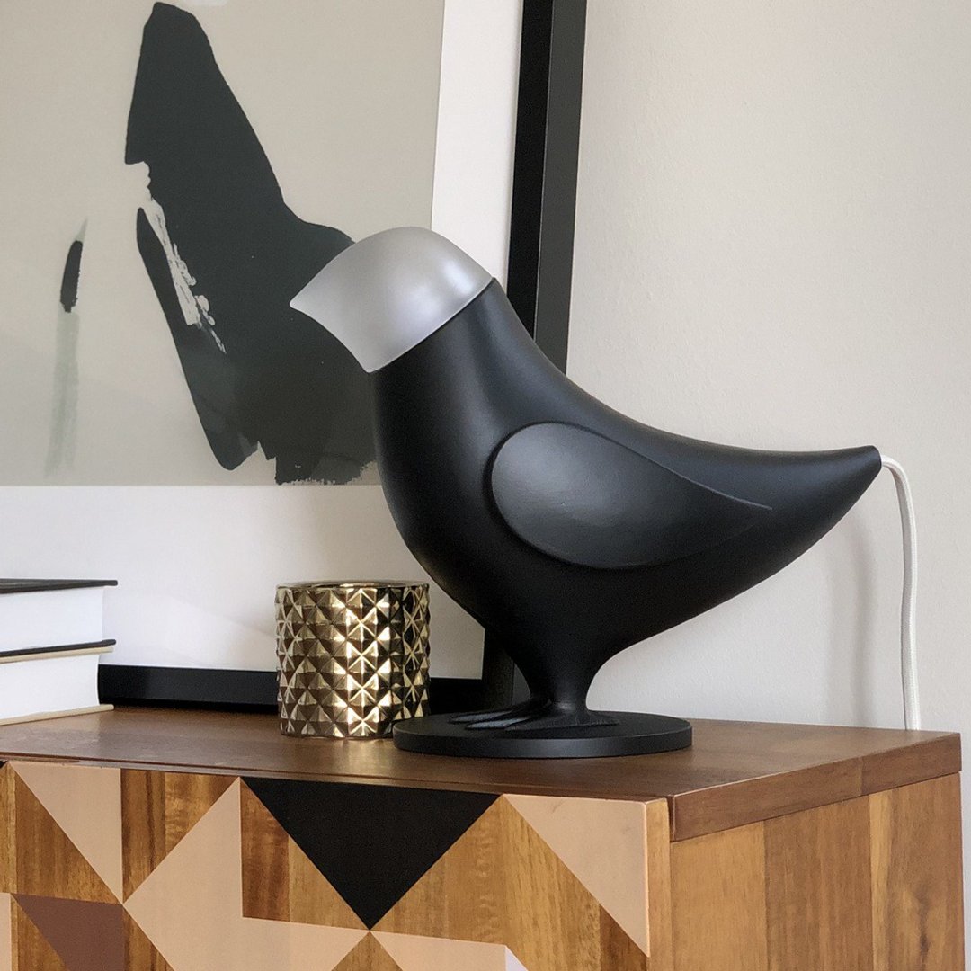 Marinas Birds Lamp Black - 灯具/灯饰 - 木头 黑色