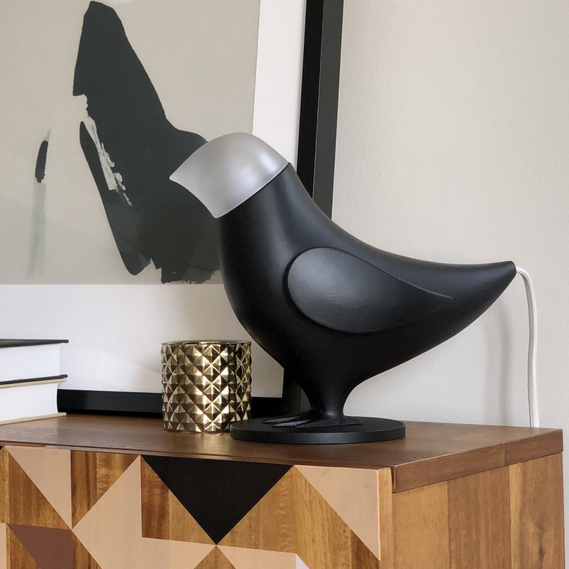 Marinas Birds Lamp Black - 灯具/灯饰 - 木头 黑色